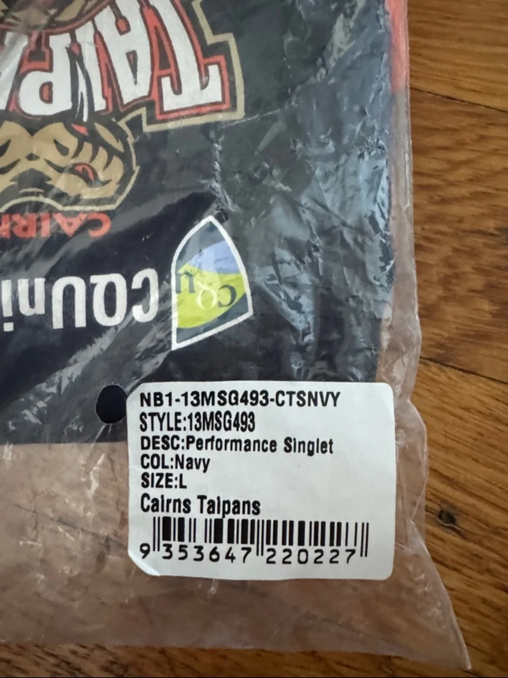 Champion NBL Taipans Performance Singlet (Jersey) - Picture 9 of 9